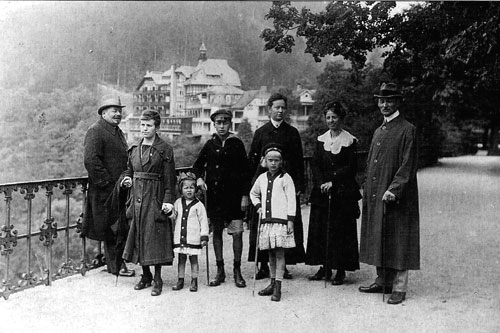  Reichspräsident Friedrich Ebert während seines Aufenthalts in Schwarzburg 