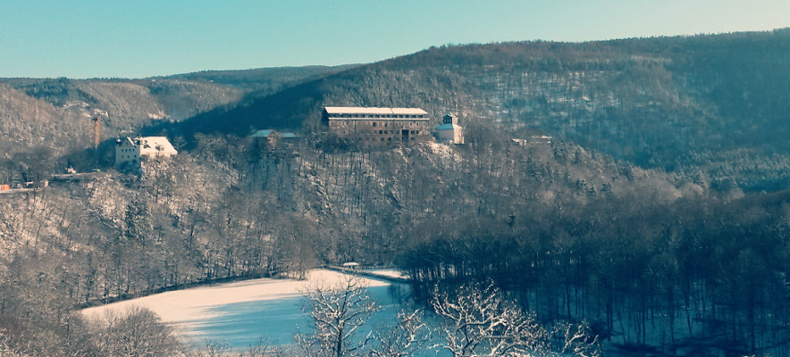  Schloss Schwarzburg im Winter 